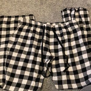 Plaid PJ pants